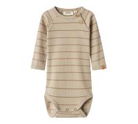 Lil'Atelier Barboteuse / body 'Kail' beige foncé / marron, Taille 62