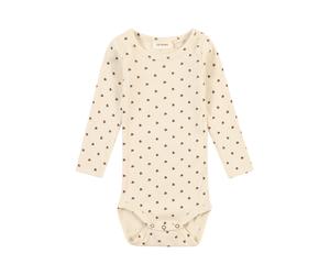 Lil'Atelier Barboteuse / body 'Lago Kim' sable / cognac / noir, Taille 92