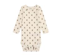 Lil'Atelier Barboteuse / body 'NBNGayo Elo' marron / gris / blanc cassé, Taille 62