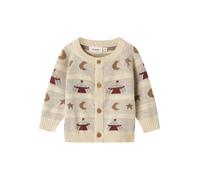 Lil'Atelier Cardigan camel / gris clair / bourgogne / blanc cassé, Taille 62