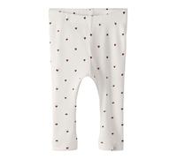Lil'Atelier Leggings 'NBFGAGO' rouge foncé / blanc, Taille 62