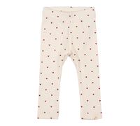 Lil'Atelier Leggings 'NBFGAGO' rouge foncé / blanc, Taille 68