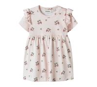 Lil'Atelier Robe vert clair / rose pastel / rouge clair, Taille 80