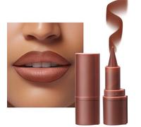 Lilbitty Crayon à lèvres et rouge à lèvres gradué 2 en 1, contour précis avec finition longue durée, ne tache pas, six teintes universelles, thé au lait inclus