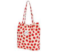 Lilbitty tote-bag en velours côtelé pour femmes, sac à bandoulière en toile avec poche intérieure, parfait pour le look clean-girl. Idéal pour les essentiels esthétiques des it-girls,