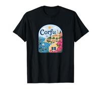 L'île de Corfou Grèce Corfou T-Shirt Graphique avec Valeur