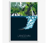 L'île de la réunion française vacances Vintage voyage affiches toile peintures affiche Art imprime affiches décor à la maison 50*70 pas de cadre