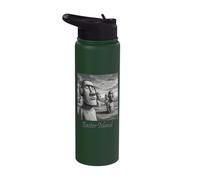 L'île de Pâques Gardiens de Pierre Écoute Stainless Steel Insulated Water Bottle
