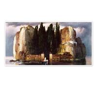 L'île des Morts Poster de Arnold Böcklin 80 x 40 cm Tableaux Décoration murale
