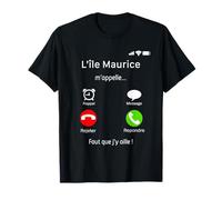 L'île Maurice M'appelle Faut Que J'y Aille Écran De Téléphon T-Shirt