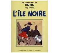 L'Île noire Fac Similé noir et blanc - Hergé - Casterman - cartonné - Bande dessinée