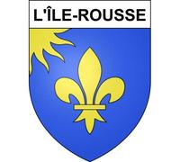 L'Île-Rousse 20 ville sticker blason écusson autocollant adhésif - Taille : 12 cm