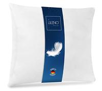 LILENO HOME Coussin en Plumes, 1 pièce, 80 x 80 cm, utilisable comme Oreiller, Coussin de Couchage et de lit