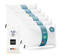 LILENO HOME Insert de coussin, lavable à 95 °C, pour les personnes souffrant d'allergies, en polyester, convient comme coussin de canapé, de cocktail ou comme oreiller, 40 x 60 cm (lot de 6)