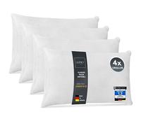 Lileno Home Lot de 4 coussins de garnissage en polyester Coussins lavables et adaptés pour les personnes souffrant d'allergies Coussins pour canapé, coussins décoratifs, oreillers 30 x 50 cm