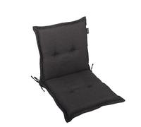 LILENO HOME MAR Coussins pour chaise de jardin à dossier bas, anthracite Y, chaises longues confortables comme coussins d'assise pour meubles de jardin, coussins de chaise pour chaises de jardin et