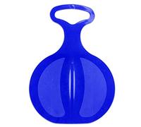 LILENO SPORTS Luge pour enfant (1 lot bleu) - Plateau antidérapant en plastique pour toute la famille - Luge pour des journées d'hiver inoubliables - Convient également pour les adultes