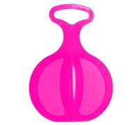 LILENO SPORTS Luge pour enfants (1 set rose) - Plateau en plastique pour toute la famille - Luge pour des journées d'hiver inoubliables - Convient également pour les adultes.