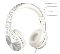 LilGadgets Casque Connect+ Pro pour Filles pour l'école - Conçu avec Le Confort des Enfants à l'esprit, Casque Supra-auriculaire Pliable avec Microphone en Ligne, Casque Enfants, Licornes Magiques