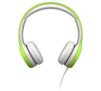 LilGadgets Connect+ Casque pour Enfants Filaire avec Microphone, limitation du Volume pour Une écoute sûre, Bandeau réglable, Coussinets rembourrés pour Plus de Confort, Casque Scolaire Enfants, Vert