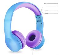 LilGadgets Connect+ Filaire et Microphone, limitation du Volume pour Une écoute sûre, Bandeau réglable, Coussinets rembourrés pour Plus de Confort