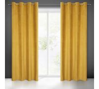 LILI 140X250 rideau en velours miel avec œillets