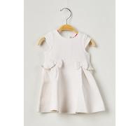 lili gaufrette robes fille de couleur blanc