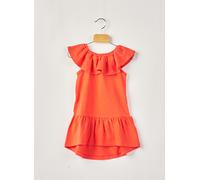 lili gaufrette robes fille de couleur orange 3 A