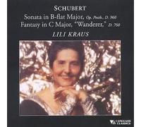 Lili Kraus - SchubertSonata in BB Major [Import]