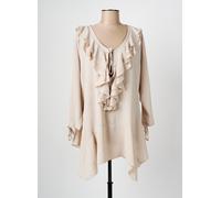 lili la tigresse chemisiers et blouses femme de couleur beige