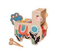 Jouet musical - MANHATTAN TOY - Lili Lama en bois - Multicolore - A partir de 3 ans beige TU