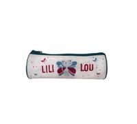 Lili Lou - Trousse Scolaire Ronde - Beige - Fille - 1 Compartiment Beige TU