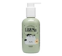 Lili&Mu Gel nettoyant pour corps et cheveux pour enfants et nourrissons 200 ml - Savon et shampooing doux et protecteur avec allantoïne huile de jojoba, gel pour peaux sensibles sans silicone SLS