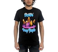 LILI956677 Deep Purple Men's Burn T Shirt T-Shirts à Manches Courtes(XX-Large)