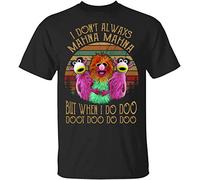 LILI956677 I Don't Always Mahna Mahna But When I Do Doo Doot Doo Do Doo Muppet-Show Vintage Unisex T-Shirt T-Shirts à Manches Courtes(X-Large)