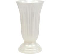 Lilia, un élégant vase à poser, scintille de manière décorative sous l'effet de la lumière