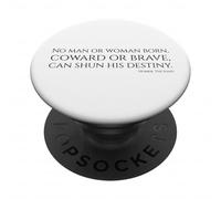 L'Iliade - Citation Grecque archaïque - Mythologie de la Guerre de Troie PopSockets PopGrip Adhésif