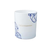 LiliaMansion Bougie parfumée - 210 g de cire de soja - Verre en céramique blanche - Aromathérapie et cadeau - 4 parfums disponibles (arbre de Noël)