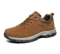 LiliChan Chaussures de Randonnée Décontractées Antidérapantes pour Hommes Chaussures de Marche Sportives Respirantes et Légères (44 EU, Marron)