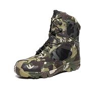 LiliChan Pour des hommes Tactique Bottes Delta Zip latéral Militaire Travail 8 pouces Armée Chaussures (41 EU, Camouflage)