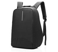 LiliChan Sac à Dos pour Ordinateur Portable avec Port USB Chargeur/Poids léger Sac Anti-vol/Sac à Dos Fonctionnel Sac à Dos/Sac à Dos résistant à l'eau pour Hommes/Femmes (Noir)