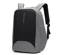 LiliChan Sac à Dos pour Ordinateur Portable avec Port USB Chargeur/Poids léger Sac Anti-vol/Sac à Dos Fonctionnel Sac à Dos/Sac à Dos résistant à l'eau pour Hommes/Femmes (Gris)