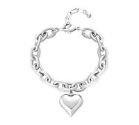 LILIE&WHITE Bracelet réglable en or martelé pour femme - Bracelet jonc bohème avec boucle à glissière, bijou de costume tendance, One Size, Laiton, Pas de pierre précieuse