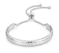 LILIE&WHITE Bracelet réglable pour femme en or - Design élégant avec mécanisme coulissant - Bracelet élégant pour le quotidien et les occasions spéciales, taille unique, Laiton, Pas de gemme
