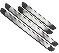 LiLiHeng Voiture Inoxydable Plaques de Protection pour Lamborghini Huracan Performante Spyder 2018-2019 Protection Seuil de Porte de Protege Anti Rayures Carbone Adhésif,A