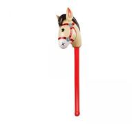 Lilihuimaoyi 2 Bâtons Gonflables En Forme de Cheval, Bâtons D'équitation, Bâton En Forme de, Jouet à Gonfler avec Un Ballon, pour Une Fête