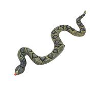 Lilihuimaoyi Serpent Gonflable de 120 Cm pour S'amuser à Halloween, noir