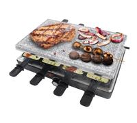 LILIIN Appareil à raclette avec pierre naturelle, gril de table électrique pour 8 personnes, 1400W mini grillades en intérieur