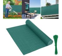 LILIIN Canisse PVC pour jardin balcon terrasse, clôture brise-vent, Stores Balcon, Brise vue 90x500cm, Vert