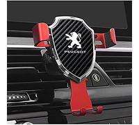 LILIKY Rotation 360° Fixe Voiture Telephone Un Bouton de Libération Smartphones Support Telephone Voiture, pour Peugeot 308 307 206 208 207 3008 508 407 2008 5008 406,A